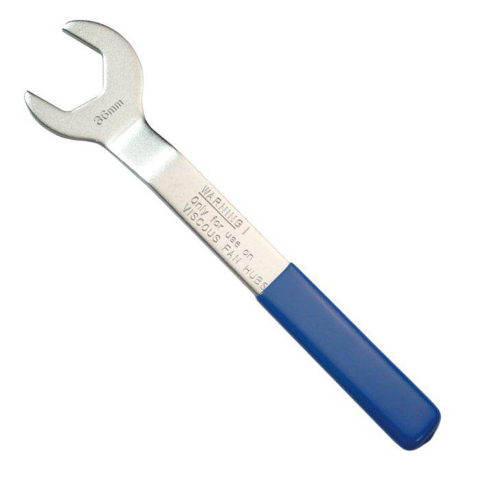 Lüfter-Nabenschlüssel abgewinkelt - SW 32, 36 mm - 270mm lang