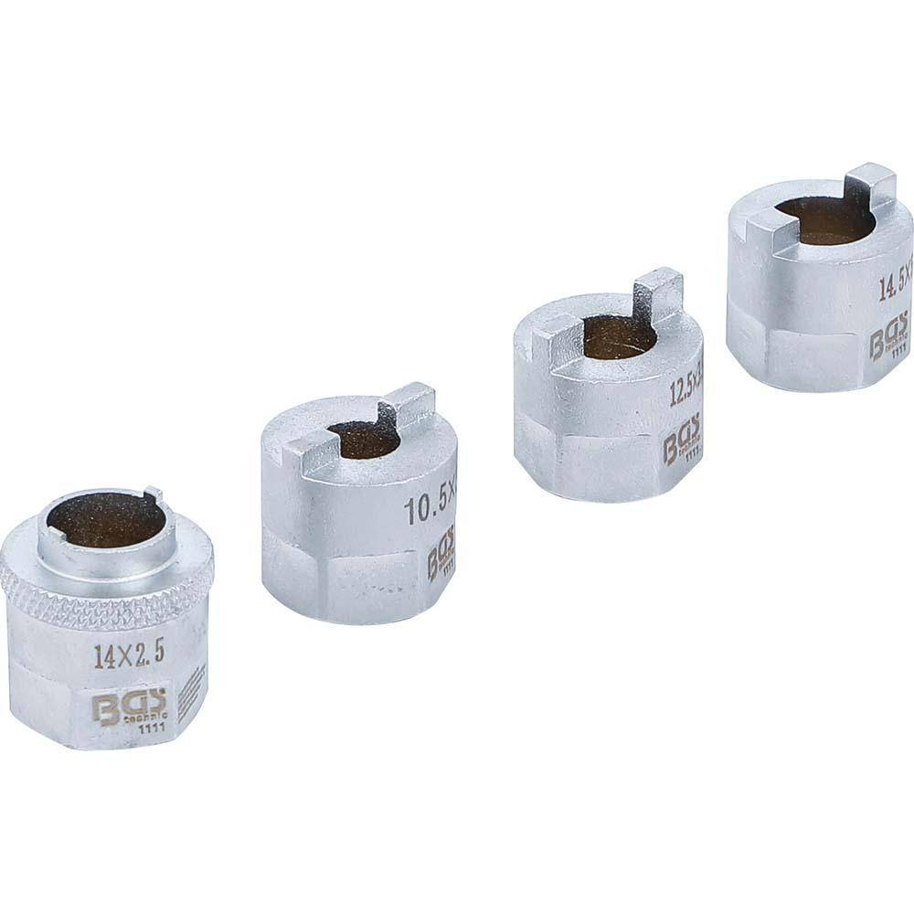 Federbein-Einsatz-Set 4-teilig - Antrieb 22 mm Sechskant