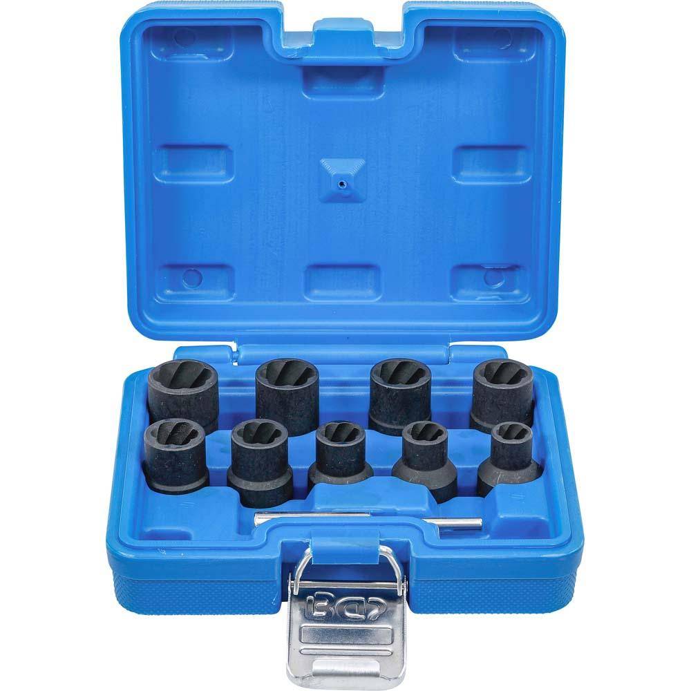 Steckschlüsseleinsätze Spezial - 10-teilig - SW 10-17 mm - 1/2"