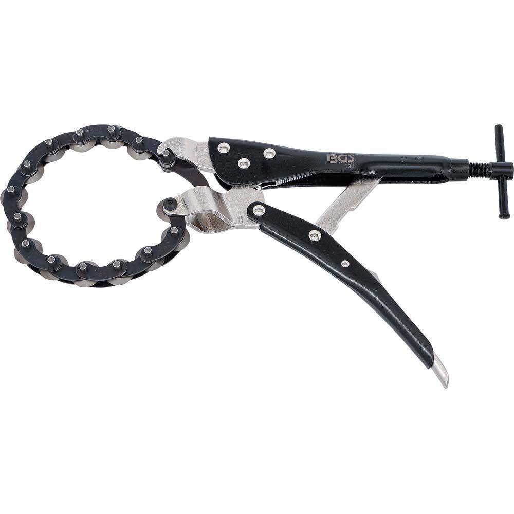 Auspuff-Kettentrenner Länge 250 mm - HSS Kette - für Ø von 85 mm