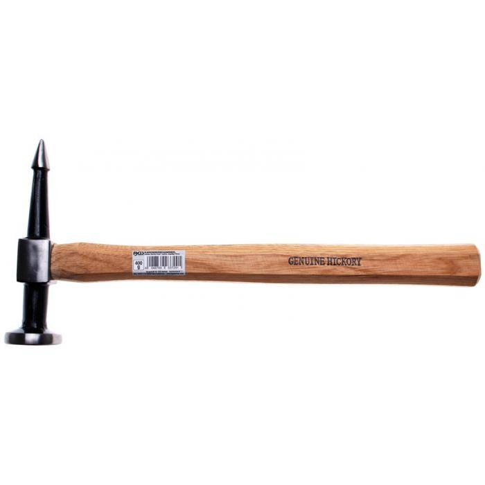 Karosserie-Hammer - runder, flacher Kopf / spitze, kegelige Finne