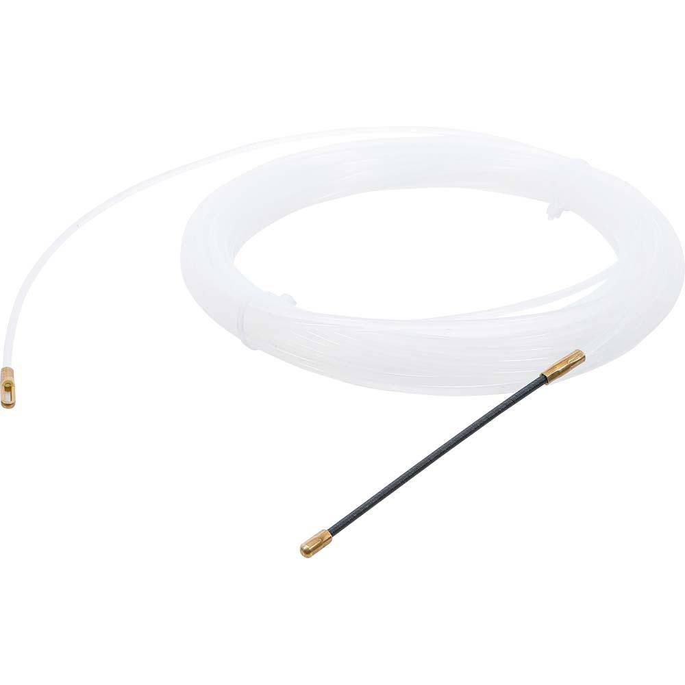 Perlon-Einziehdraht Maße 15 m x 3 mm Farbe weiß - von "BGS" zum Verlegen von Ant