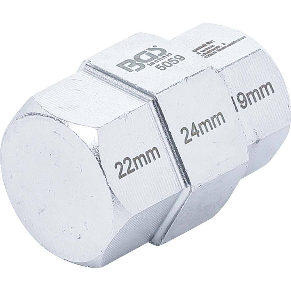 Motorradspezialeinsatz Innen-6-Kant Größen 19, 22, 24 mm "BGS"