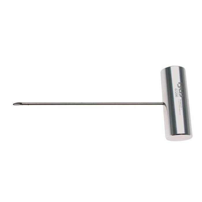 Draht-Durchstoßsonde - mit T-Griff - Aluminiumgriff - Länge ca. 100 mm