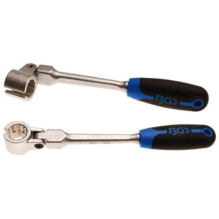 Lambdasonde-Schlüssel - 22 mm - 12- und 6-kant - Länge 250 mm