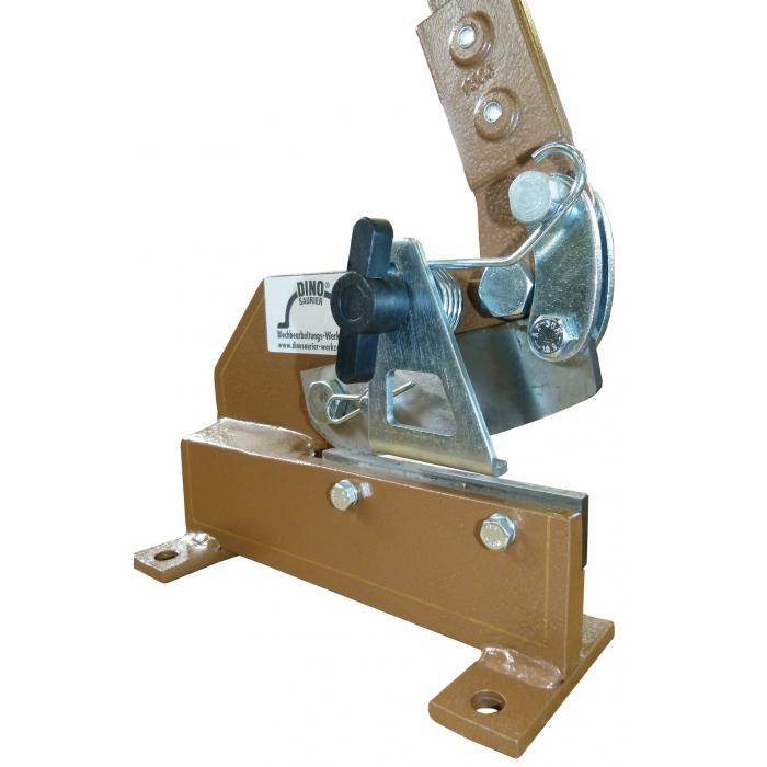 Blech-und Rundstahlschere Profi - Messerlänge 120 mm - Blechstärke 5 mm - inkl. Langhebel