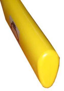 Schlagstab "Profi" Hartplastik - Form halbspitz