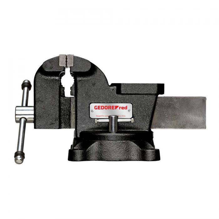 GEDORE red Schraubstock - Grauguß - mit Drehteller - Spannweite 0 bis 150 mm