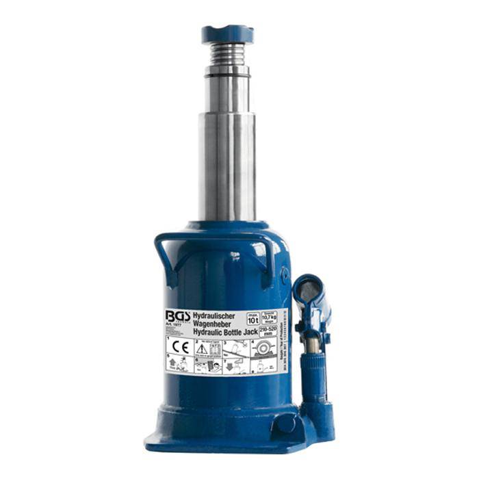 Hydraulischer Wagenheber - Tragkraft 10 t - Hubhöhe- 245 mm