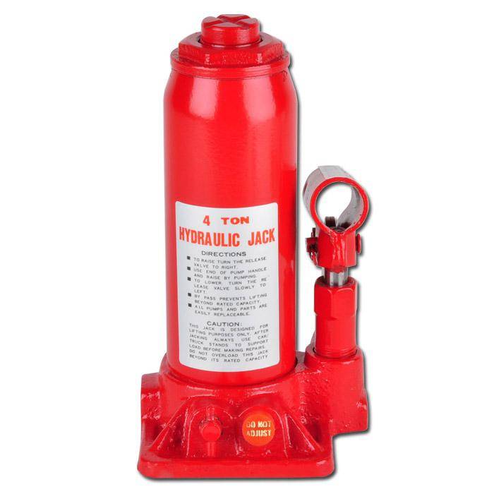 Flaschenwagenheber hydraulisch - RODAC TL-Serie - 4 t - Abmessung B x T 100x92 mm