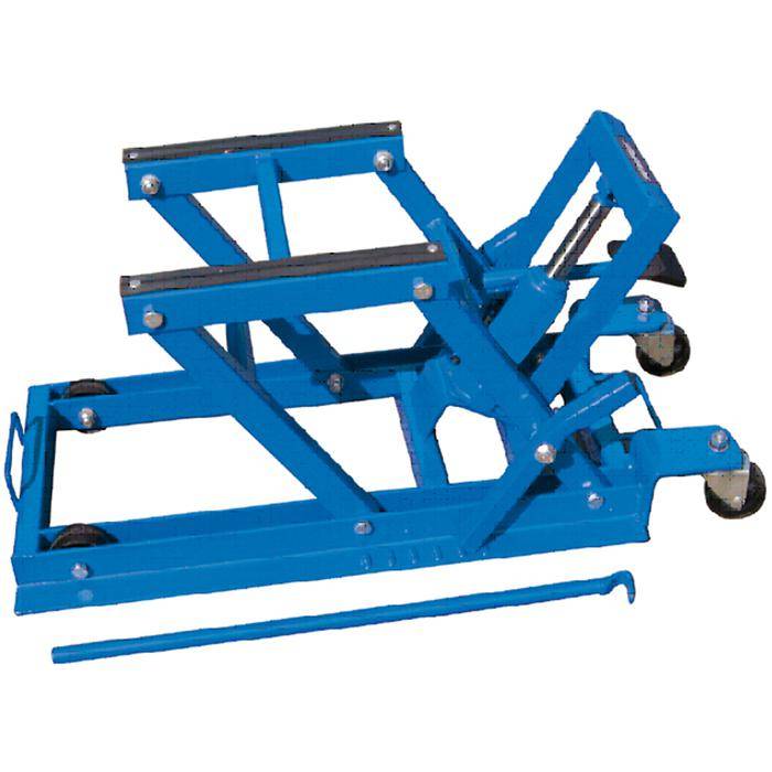 Hydraulischer Motorradheber - für 2-Räder mit Unterzugrahmen - max. 680 kg