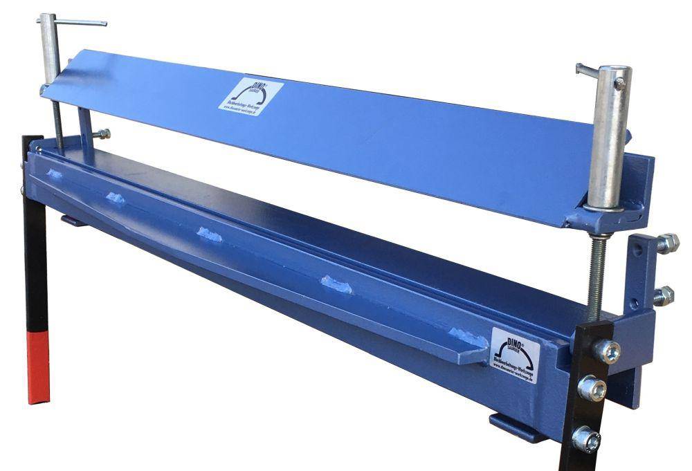 Abkantbank für Schraubstock- und Tischmontage - hochaufgehende Oberwange - Standard-Profi - 1000 mm Arbeitsbreite - Bleche bis 1,0 mm