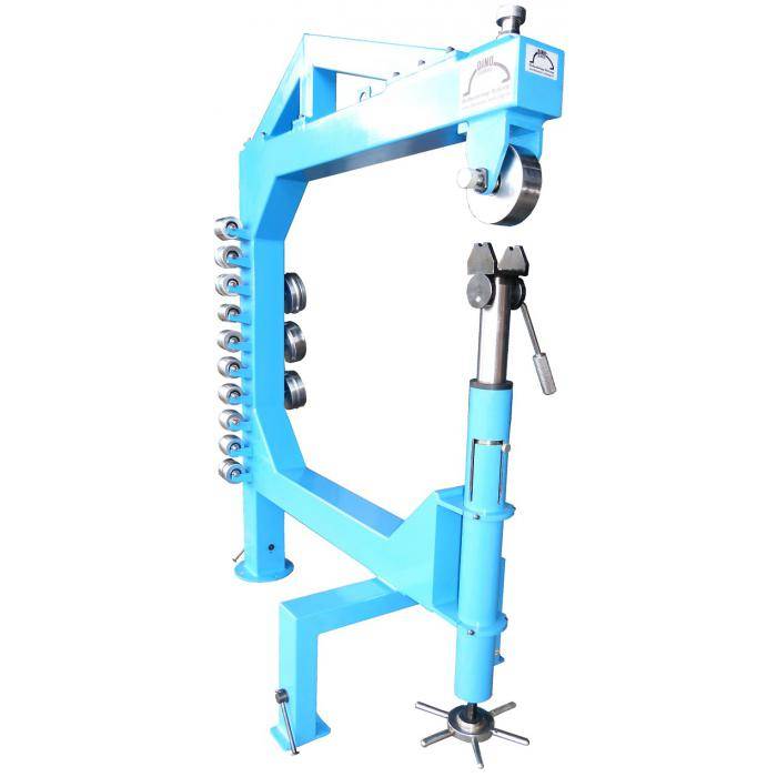 Rollenstreckmaschine Standgerät Profi - incl. 4 Stück obere Rollenräder und 10 Stück untere Formrollen