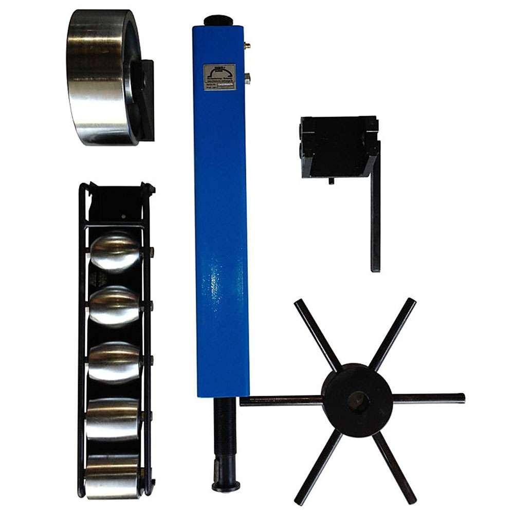 Rollenstreckmaschine Teilbausatz- incl. 5 Stück untere Stahlrollenräder