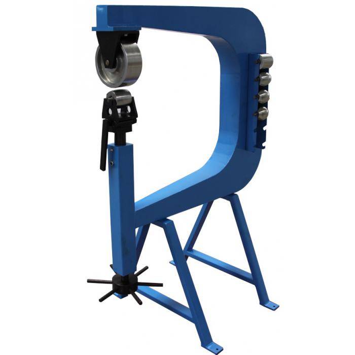 Rollenstreckmaschine Profi - incl. 5 Stück untere Standard-Formrollen - LxBxH ca. 1.010x730x1.550 mm