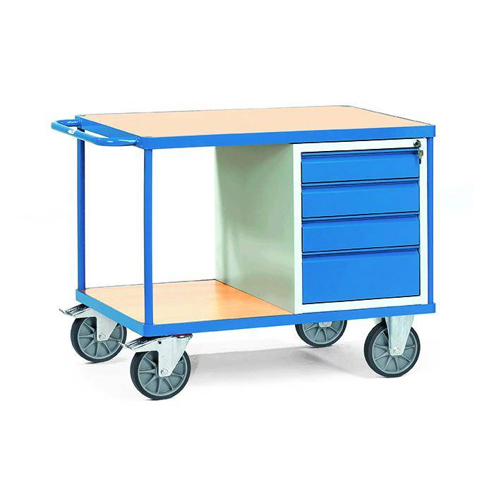 Tischwagen - mit 4 Schubladen und 2 Ladeflächen - bis 600 kg