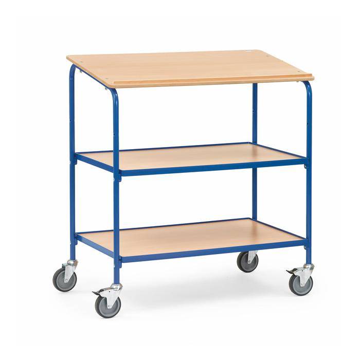 Rollpult - mit Schreibfläche und 2 Ablageböden