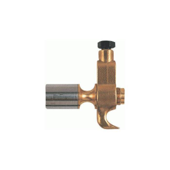 Propan-Kolbenbrenner/Weichlöteinsatz - mit Niro-Mundstück GCE - Gasdruck 1,5 bar - Verbrauch ca. 65 g/h - Brennerdüse 4,5 mm