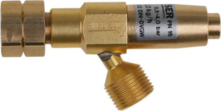 Schlauchbruchsicherung 10 bar/14,0kg/h GCE