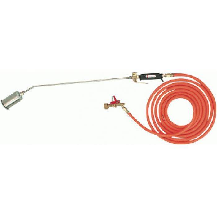 Anwärmbrennergarnitur - Propan - u.a. mit Regler, Brennerkopf, Schlauch - "Lorch