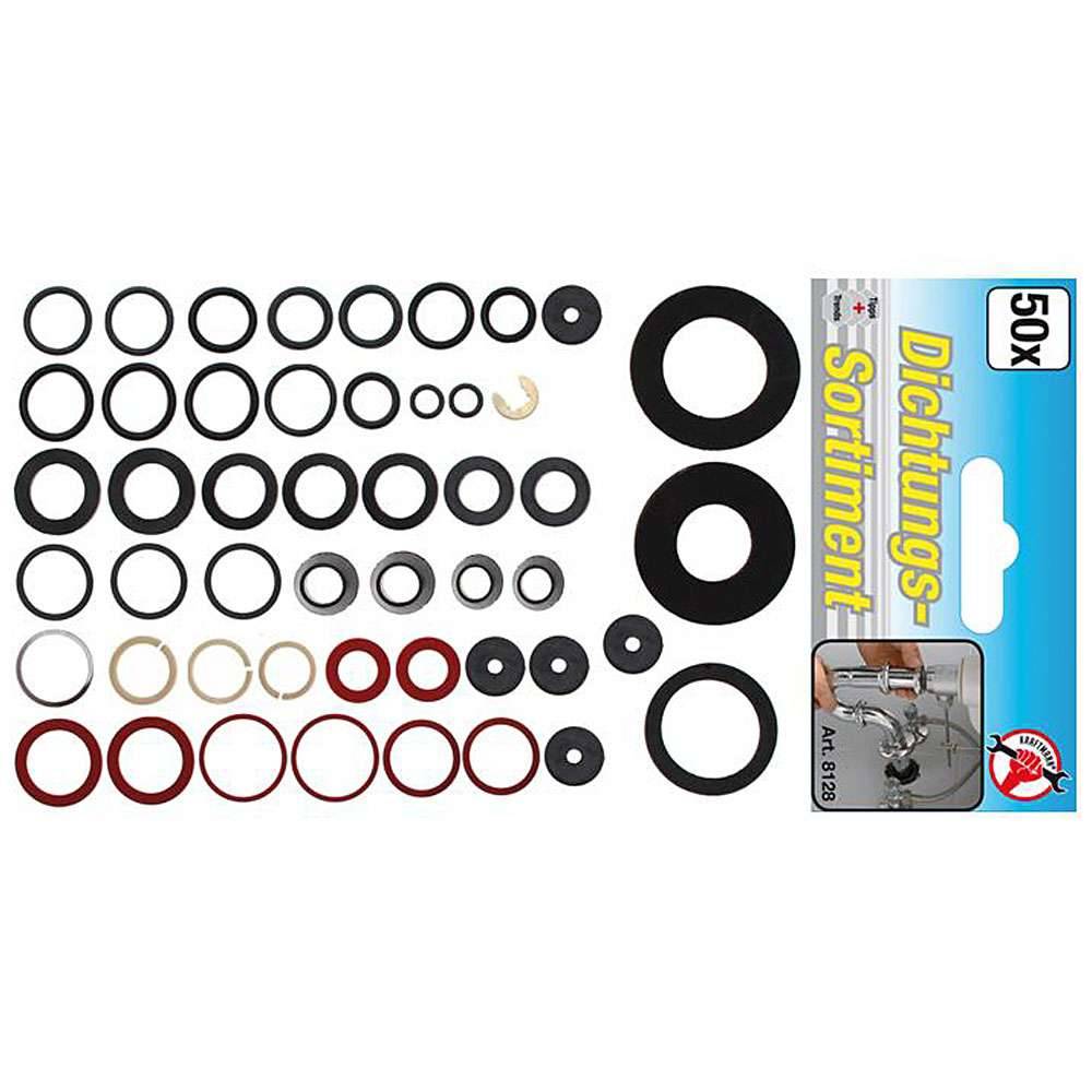 Dichtungs-Set - für Wasserarmaturen - 50-tlg.