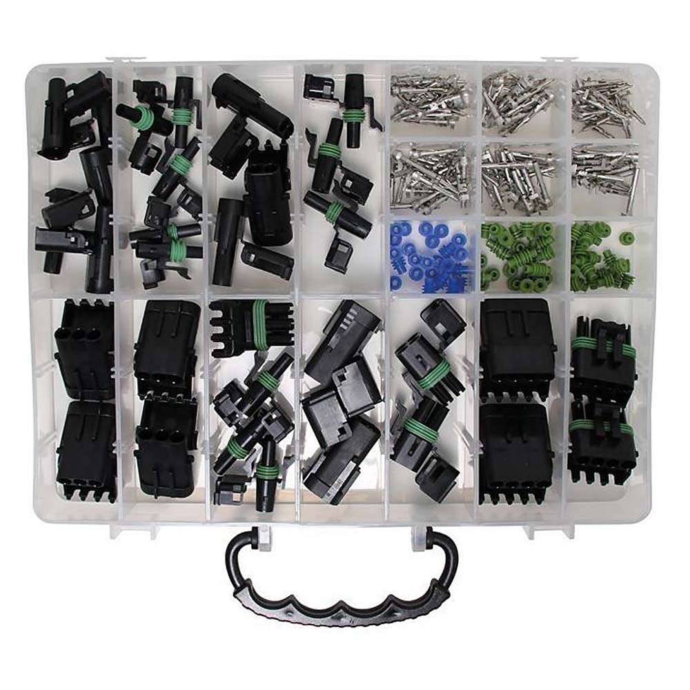 Steckverbinder-Sortiment - Delphi® Steckverbinder wasserdicht - 232-tlg.