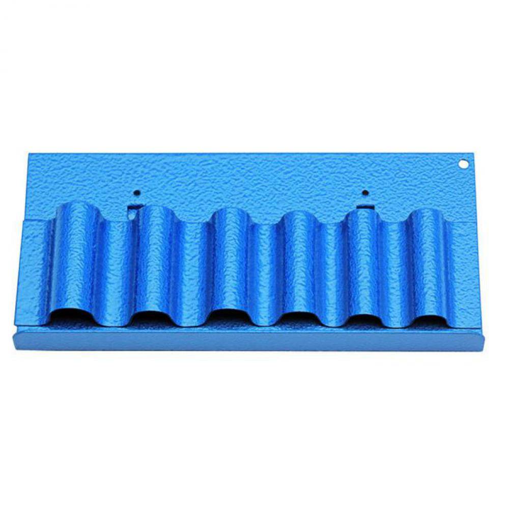 Meißelhalter - leer - für 6 Meißel - 195 x H 95 x T 22 - Stahlblech