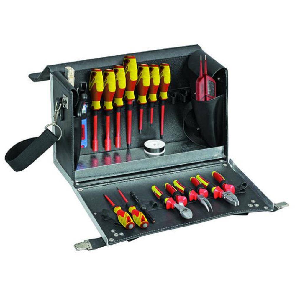 Werkzeugkoffer-Elektro - Grundsortiment - 18-teilig - VDE-geprüft
