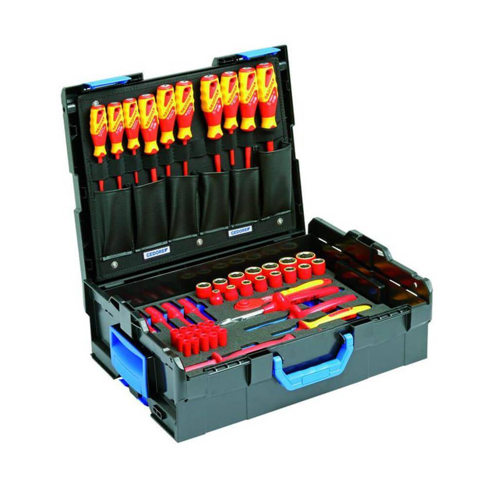 Werkzeugkoffer - GEDORE L-BOXX® 136 - 53-teiliger VDE-Satz Kfz-Hybrid
