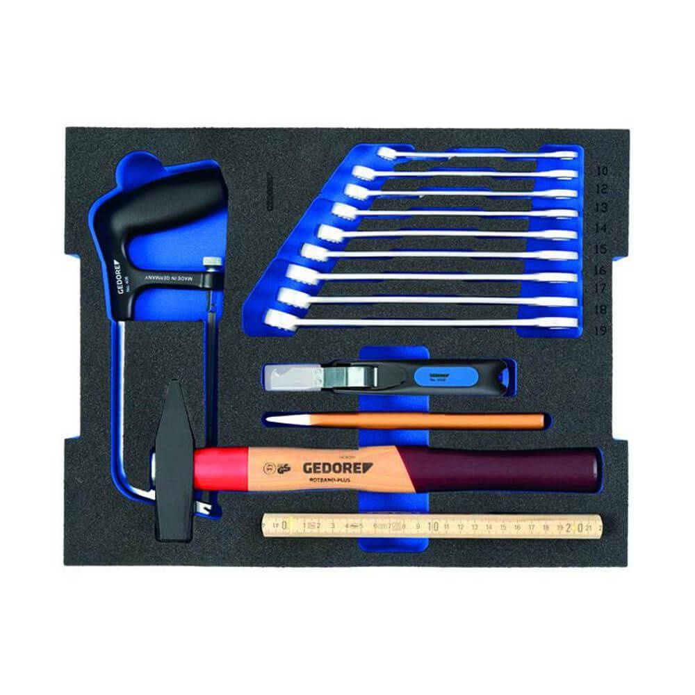 Werkzeugmodul - GEDORE L-BOXX® 136 - 14-teiliger Basis-Satz für alle Gewerbe