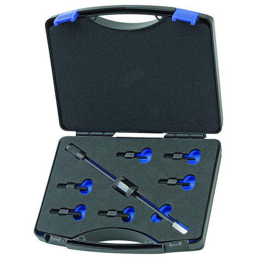 Gewindeadapter-Satz - 7 teilig - mit Gleithammer - 200 gr Schlaggewicht