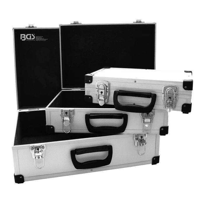 Aluminium-Koffer-Satz - mit verstellbarer Unterteilung - 3-tlg.