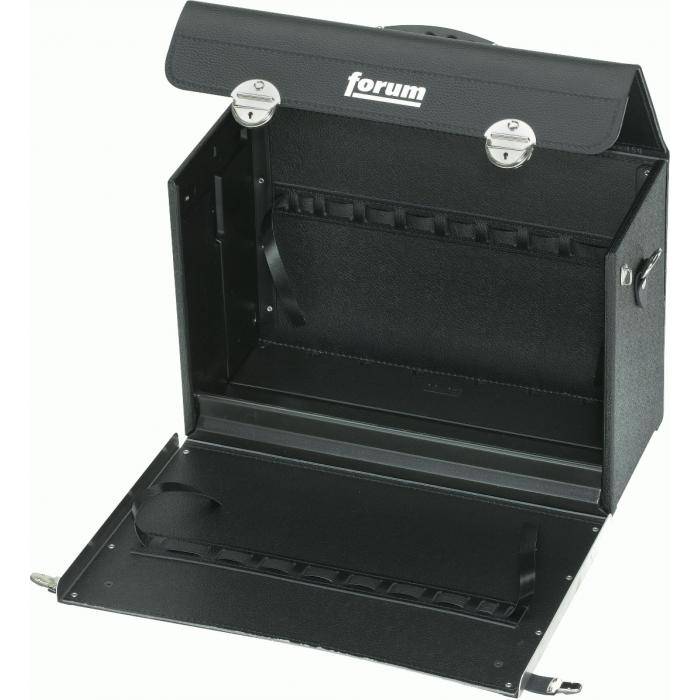 Werkzeugtasche - leer feste Mittelwand Vorderseite aufklappbar 460x210x340mm "FO