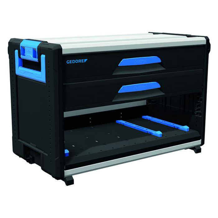 Werkzeug-Box-Modul - 2 Schubfächer H6 - Fach für L-Boxx + S-Boxx - Workmo 3