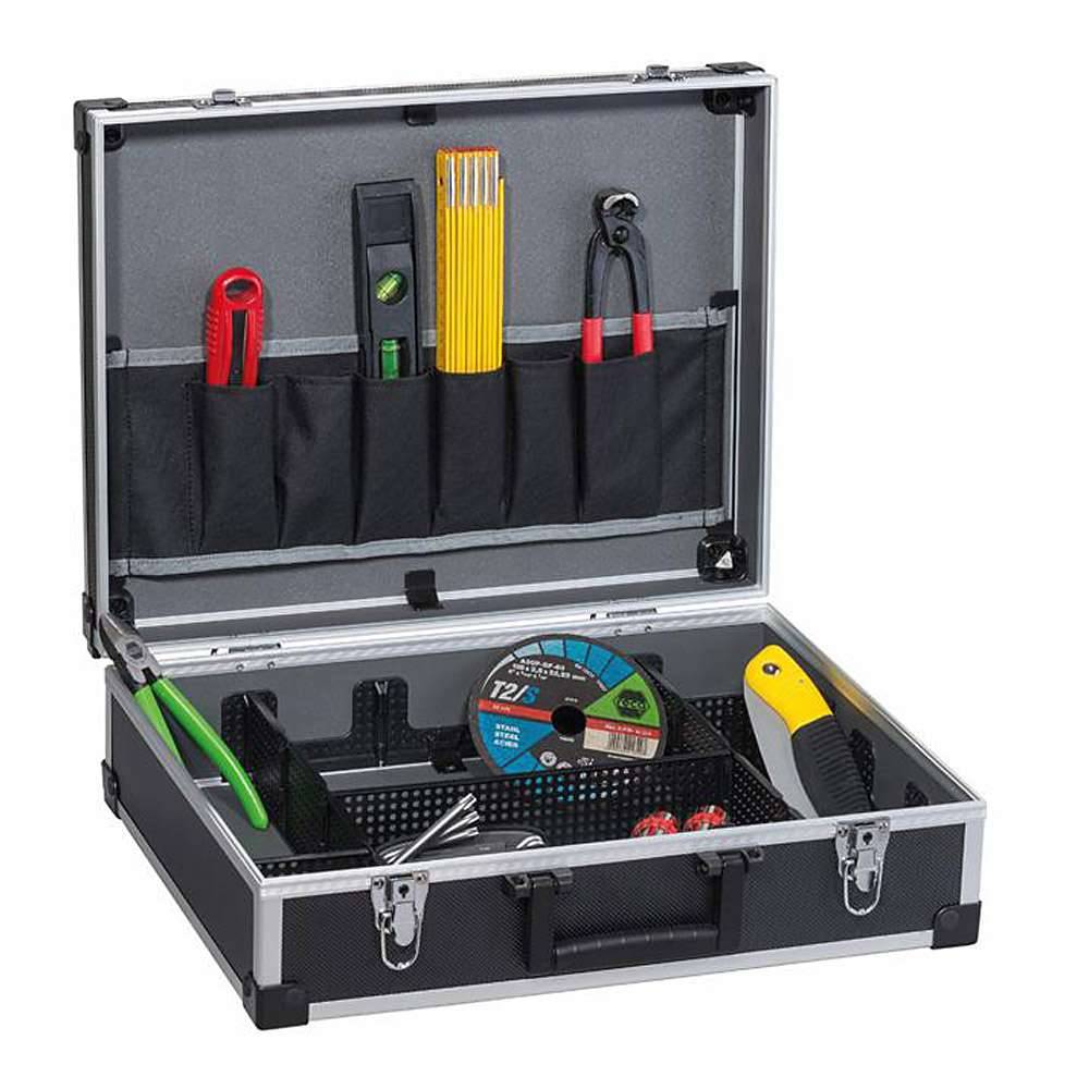 Werkzeugkoffer AluPlus Tool L 44-2 - Außenmaße (B x T x H) - 445 x 355 x 145 mm