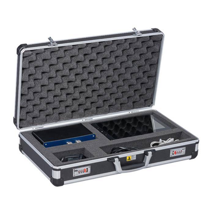 Instrumenten-/Messgerätekoffer AluPlus Protect C 60 - mit Schaumstoffeinlage im Deckel - Außenmaße (B x T x H) 605 x 370 x 145 mm