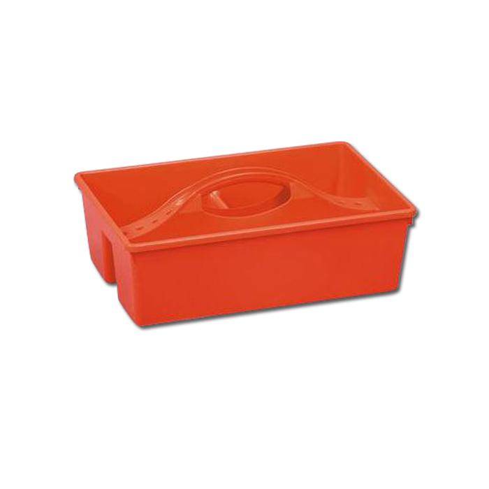 Mehrzweck-Tragekasten McPlus Carry 38 - Außenmaße (B x T x H) 380 x 250 x 145 mm - Farbe rot