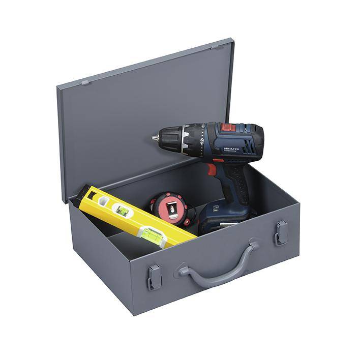 Maschinenkoffer DinoPlus Metall 33 - Außenmaße (B x T x H) - 335 x 255 x 115 mm