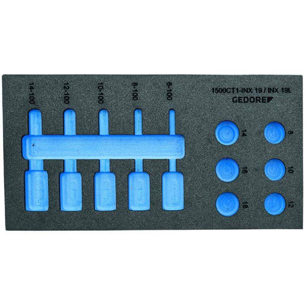 Check-Tool-Modul - leer - für Schraubendreher-Einsätze 1/2″