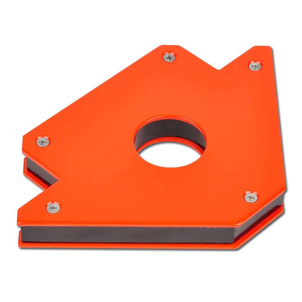Schweiß-Winkelmagnet - extra starke Version - Maße 200x128x20 mm - Seitenlänge Magnet-Seitenlänge 112 mm, Gesamt-Seitenlänge 116 mm