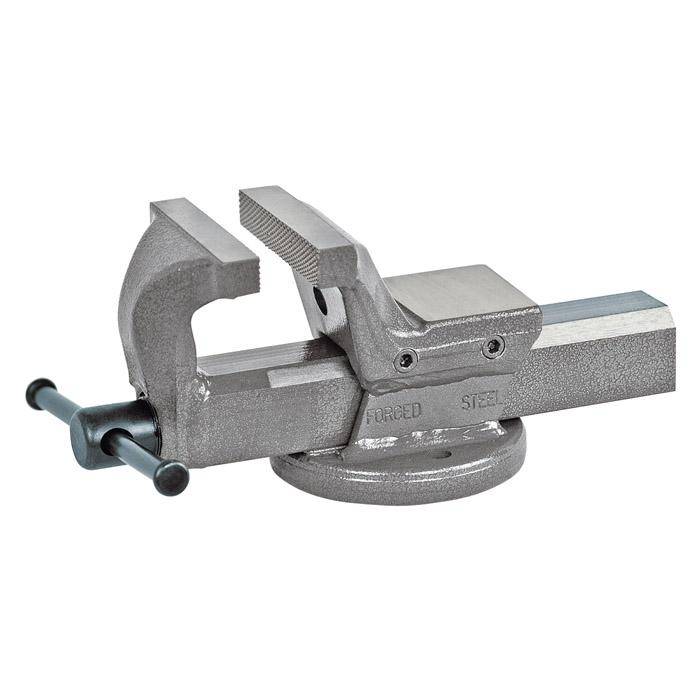 Parallel-Schraubstock- Farbe grau- Backenbreite 100mm- Spannweite 125mm