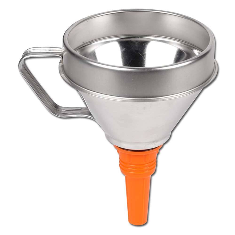 Trichter "PRESSOL" Weißblech - 3,2l Ø 200 mm - Innen-Ø Auslass 19 mm