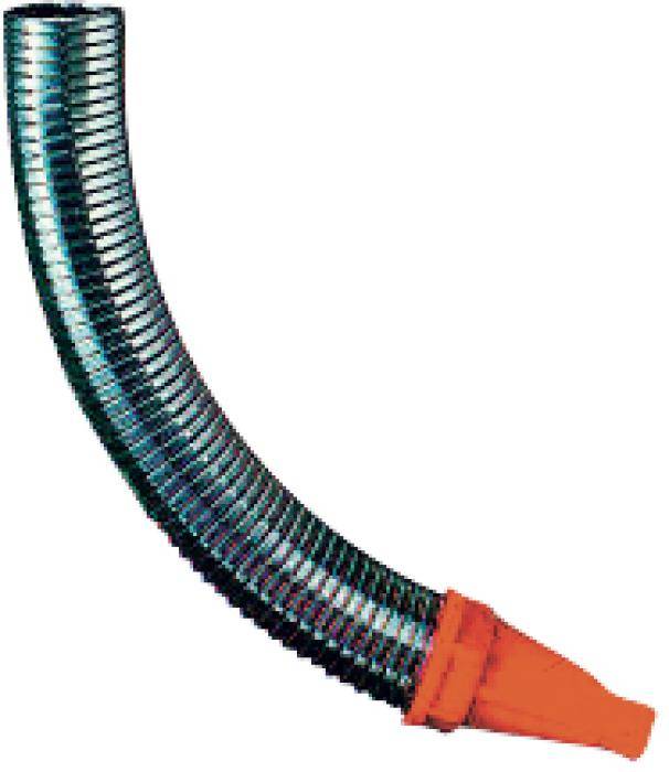 Ausflussrohr "PRESSOL" flexibel - aus Metall Länge 300 mm