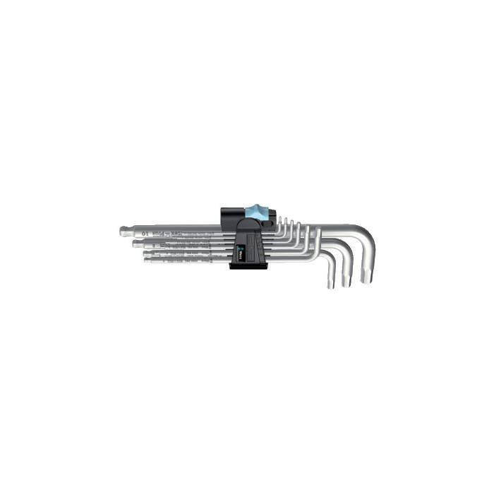 Winkelschraubendreher - Satz SW 1,5 - 10mm - rostfrei - Wera