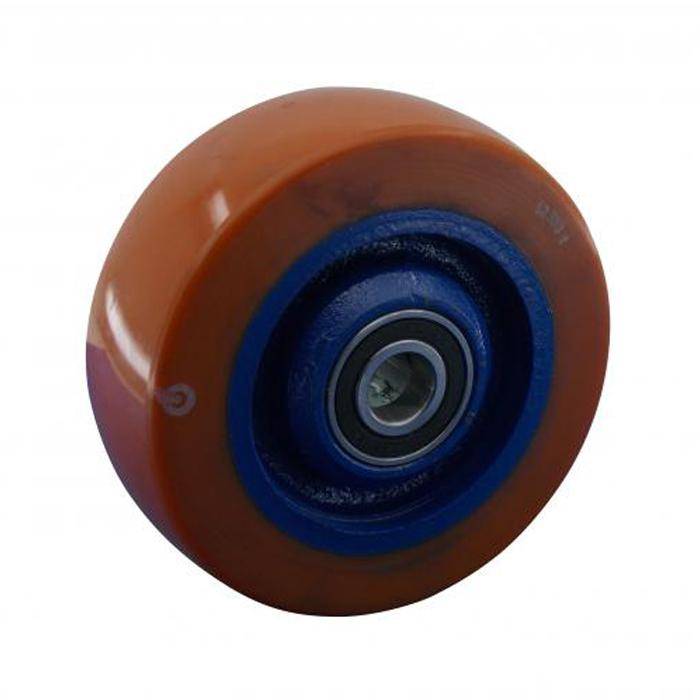 Stützrad - für "Jungheinrich" - PU-Rad - Gussfelge - Rad-Ø 140 mm - Radbreite 54 mm - Achsloch-Ø 20 mm