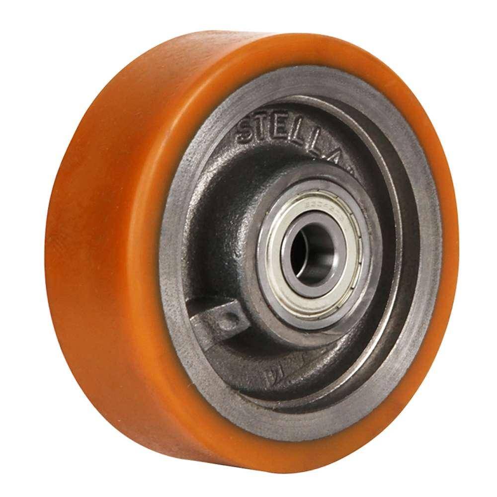 Stützrad - für "Still/Wagner" - PU-Rad - Gussfelge - Rad-Ø 150 mm - Radbreite 50 mm - Achsloch-Ø 20 mm