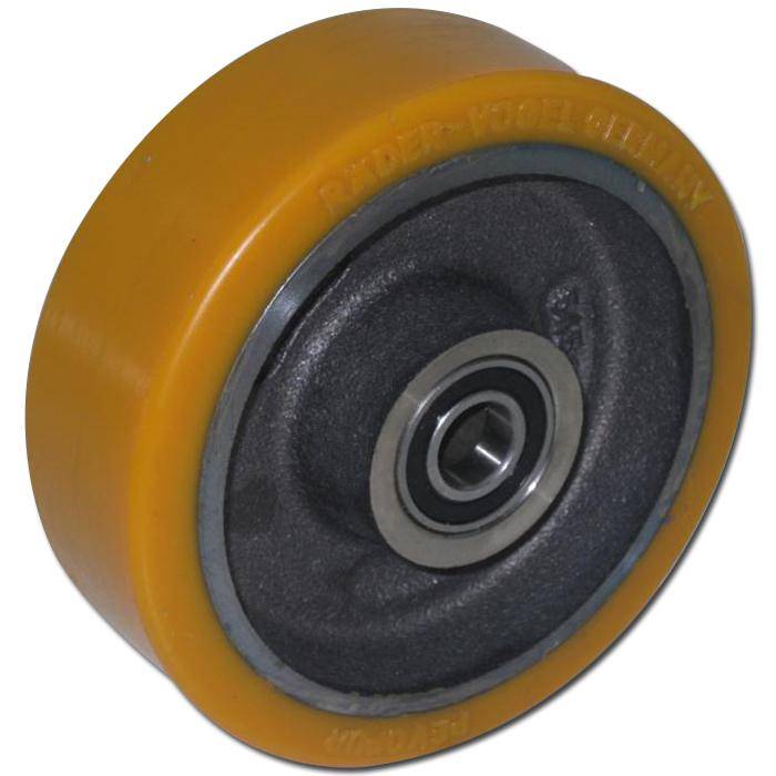 Stützrad - für "Still/Wagner" - PU-Rad - Gussfelge - Rad-Ø 125 mm - Radbreite 40 mm - Achsloch-Ø 15 mm