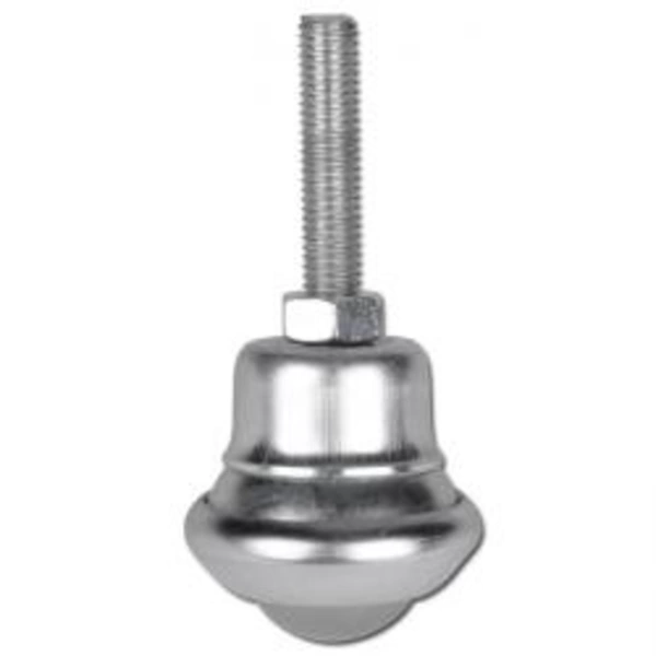 Kugelrolle - mit Gewindezapfen - verzinkt - D 32,1 mm - Gewinde M8 - Gewindezapfenlänge 45 mm - Tragkraft 25 daN Kugelrolle - mit Gewindezapfen - verzinkt - D 32,1 mm - Gewinde M8 - Gewindezapfenlänge 45 mm - Tragkraft 25 daN