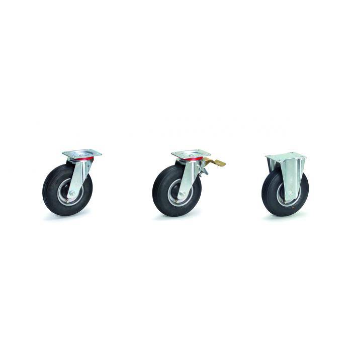 Lenkrolle - Lenkrolle - ohne Feststeller - Rad-Ø 220 mm - Bauhöhe 250 mm - Tragkraft 150 kg