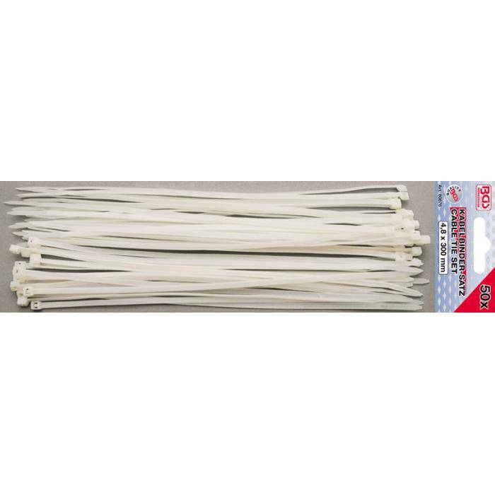 Kabelbinder-Satz - 4,8 mm x 300 mm - 50-tlg.